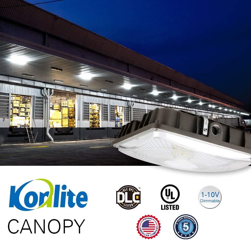 40W LED Canopy Area Light 6 Pack 5000K I9897