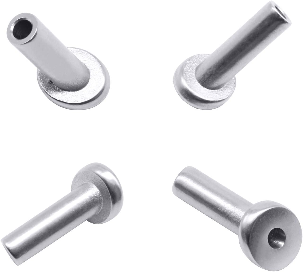 40 PCS 30 Degree Angle Cable Railing Corner Protector Sleeve for 5/32, 3/16 Wire Rope, T316 Stainless Steel G3184