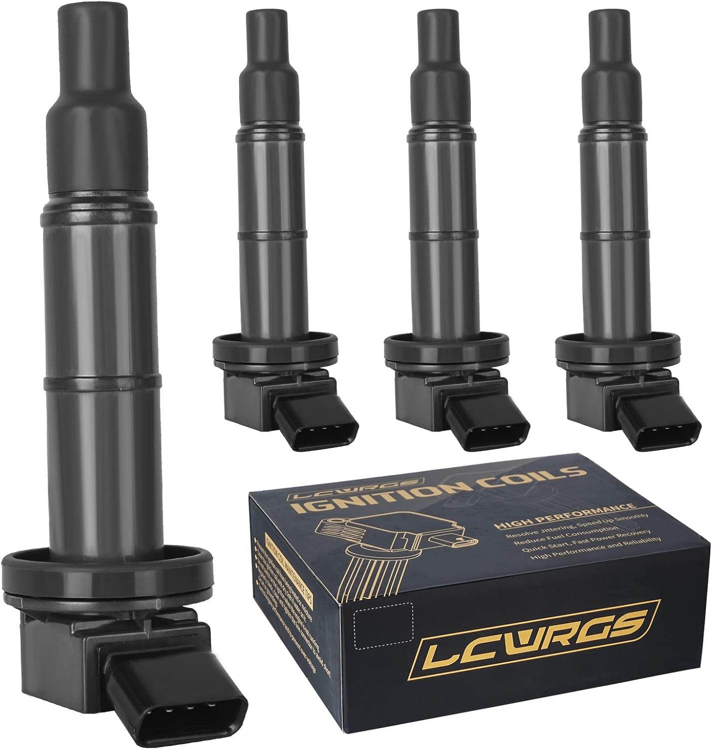 4PCS Ignition Coils for 2.0L 2.4L Toyota Camry Matrix RAV4 Solara Highlander Scion TC xB Lexus HS250h X923