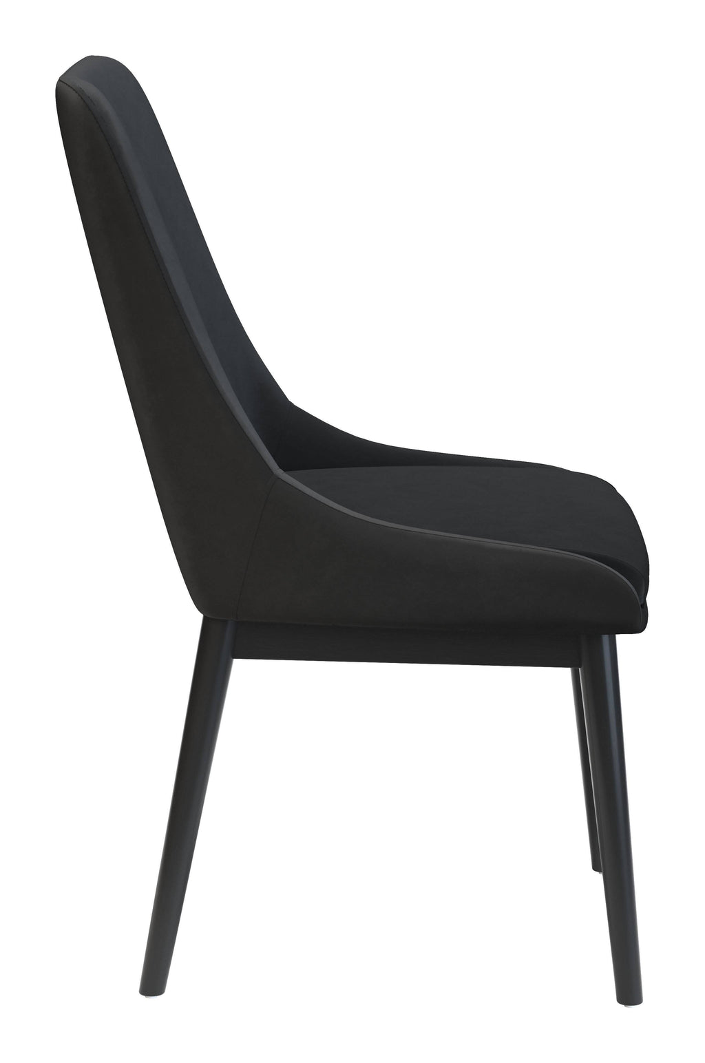 Black Dining Chair Set of 2 V291106
