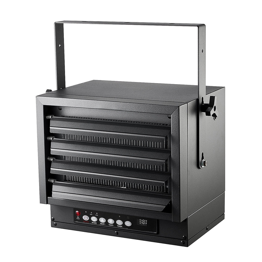 Black 7500w 240V Hard Wired Digital Ceiling Mount Electric Garage Heater with Remote Y11782