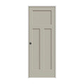36 in. x 80 in. Desert Sand Painted Right-Hand Smooth Molded Composite MDF Single Prehung Interior Door Q6208