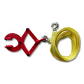2" X 20ft Tow Strap and 2000LB Truck Pallet Puller Clamp Kit Nylon Webbing H397