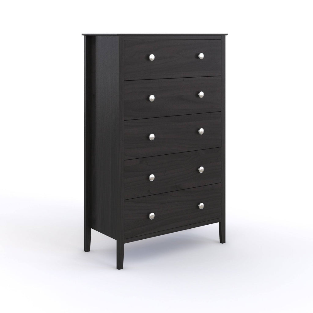 Black Pine 5-Drawer Chest of Drawers O1791