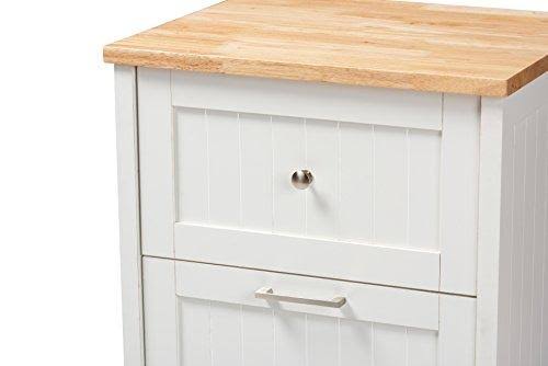 White/Oak Brown Kitchen Cabinet F801
