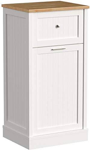 White/Oak Brown Kitchen Cabinet F801