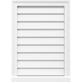 PVC Gable Vent with Brickmould T44277