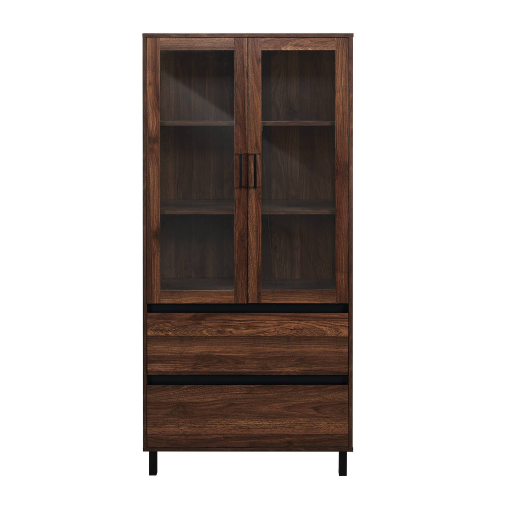 Glass Door Storage Hutch N983