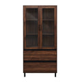 Glass Door Storage Hutch N983
