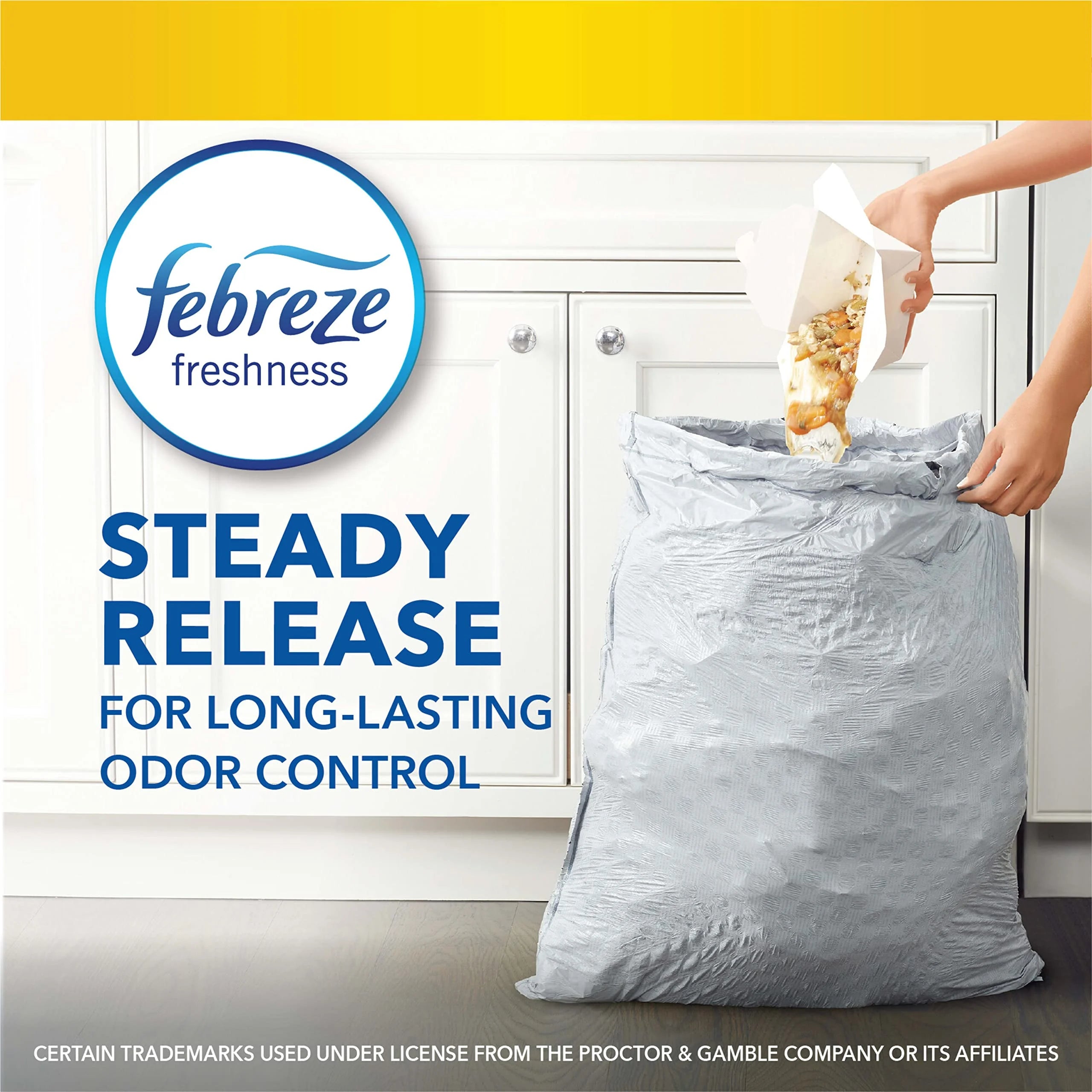 Glad ForceFlex Tall Kitchen Trash Bags, 13 Gallon, Lavender, 80 Count G343