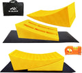 2 Pack Camper Levelers with Curved Levelers, Chocks and Non-Slip Rubber Mats K684517