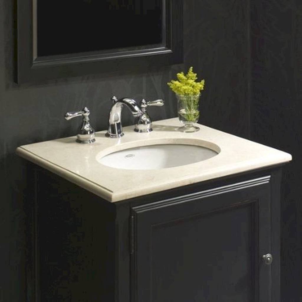White Undermount Bathroom Sink P852
