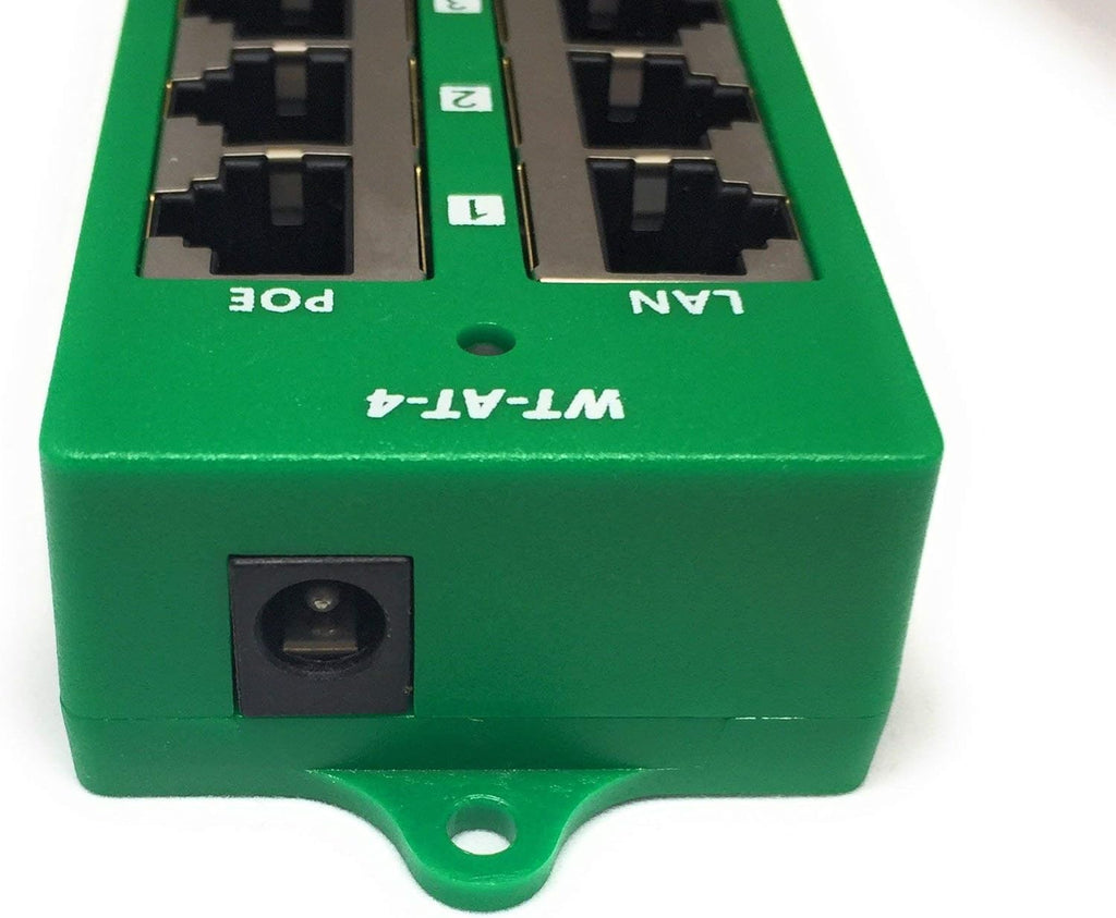 4 Port Gigabit Active PoE Injector with 48V 60W UL Power Supply N6106