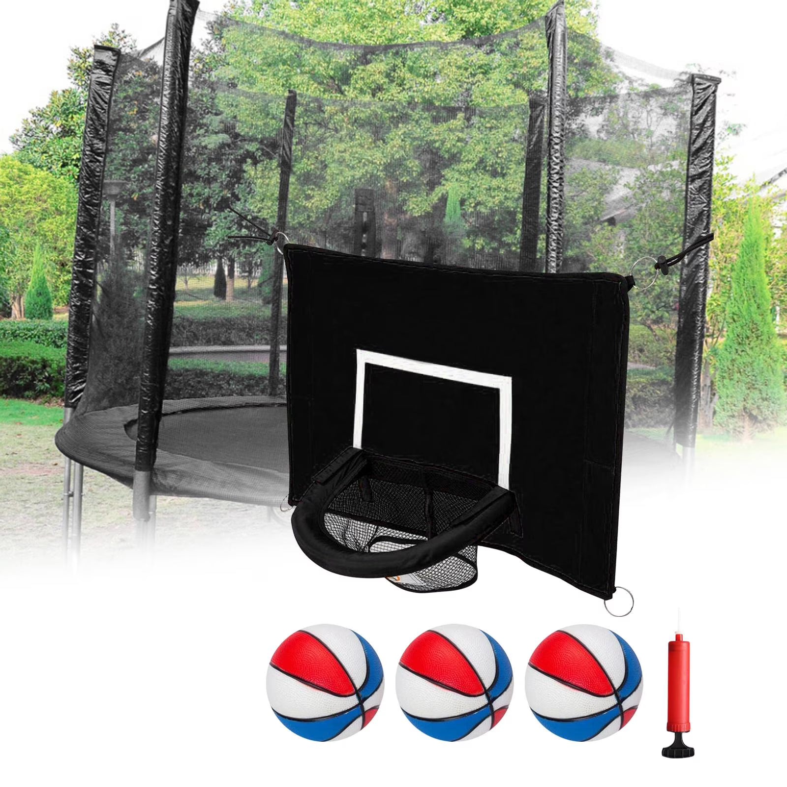 Outdoor Basketball Hoop Attachment for Trampoline C78328