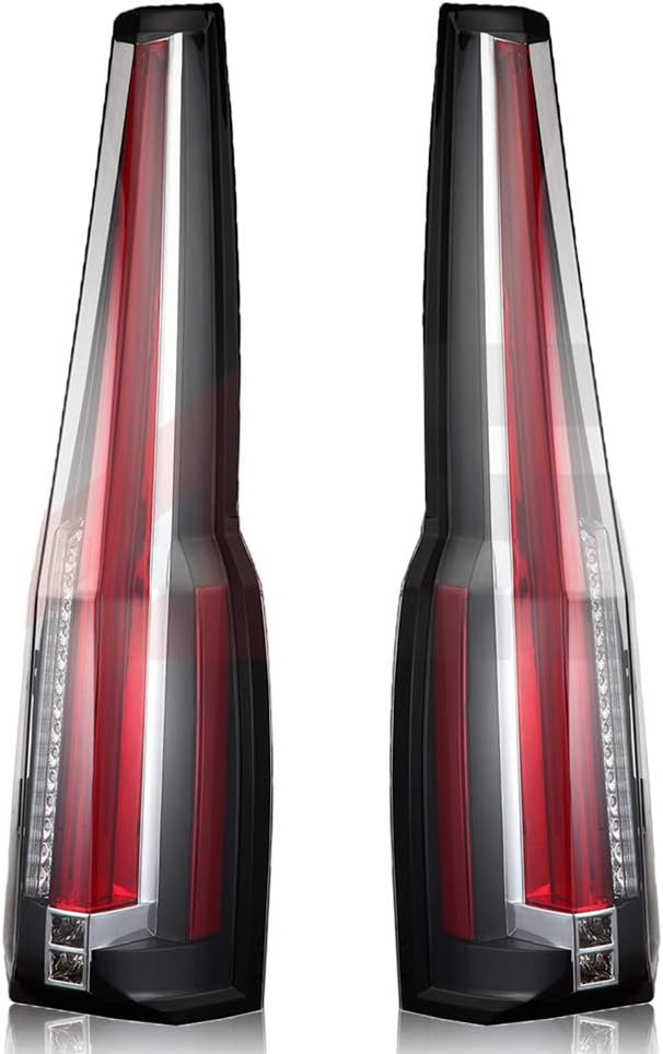 Tail Light Assembly Black Housing Red/Clear Lens O435912