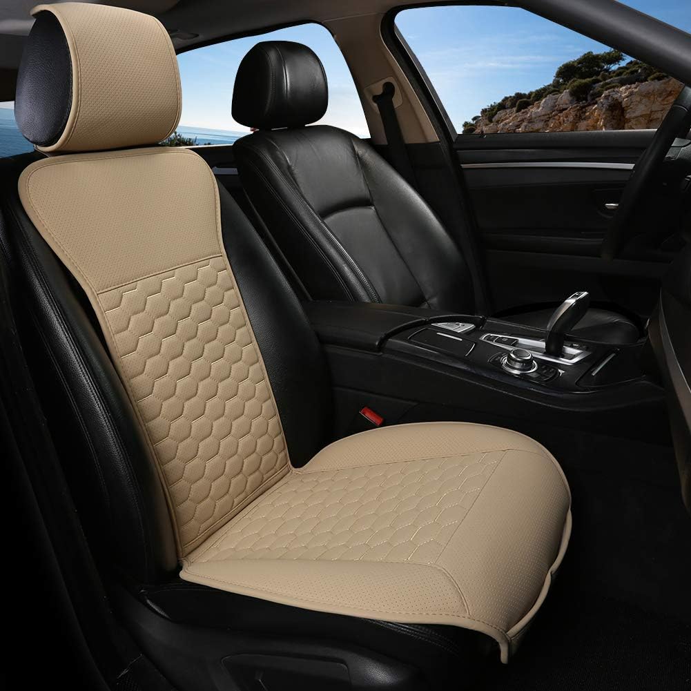 Grey PU Leather Car Seat Covers A380200