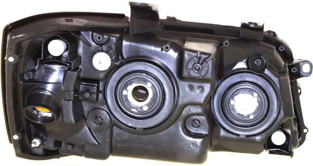 Head Light Assembly Driver Side with Bulbs W96229