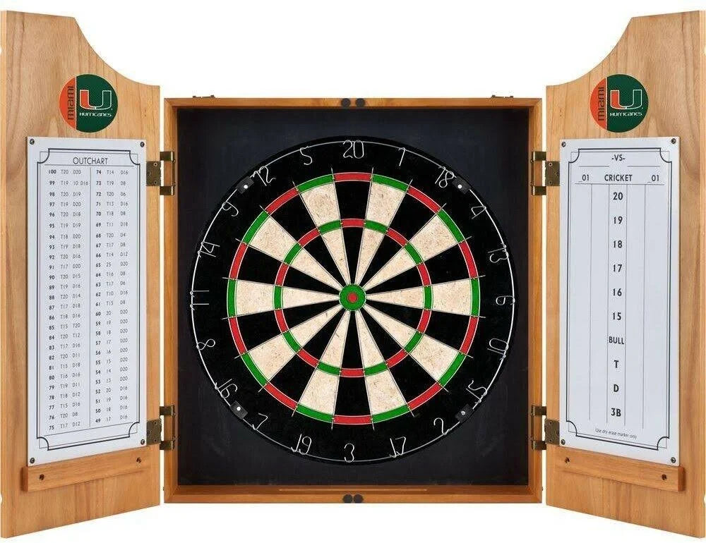 Wood Dart Cabinet Set T9829
