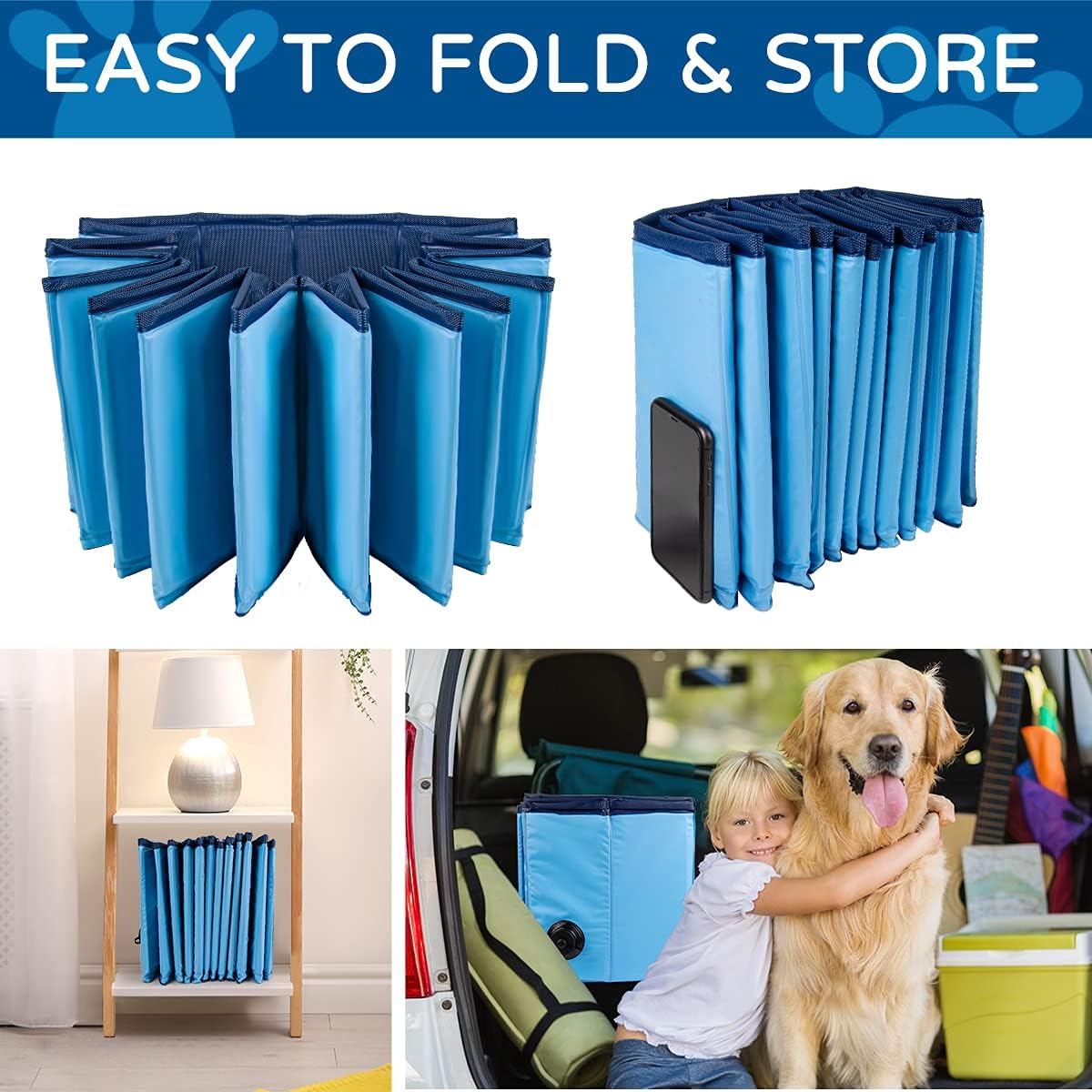 Foldable Dog Pet Swimming Pool of Hard PVC Plastic F96260