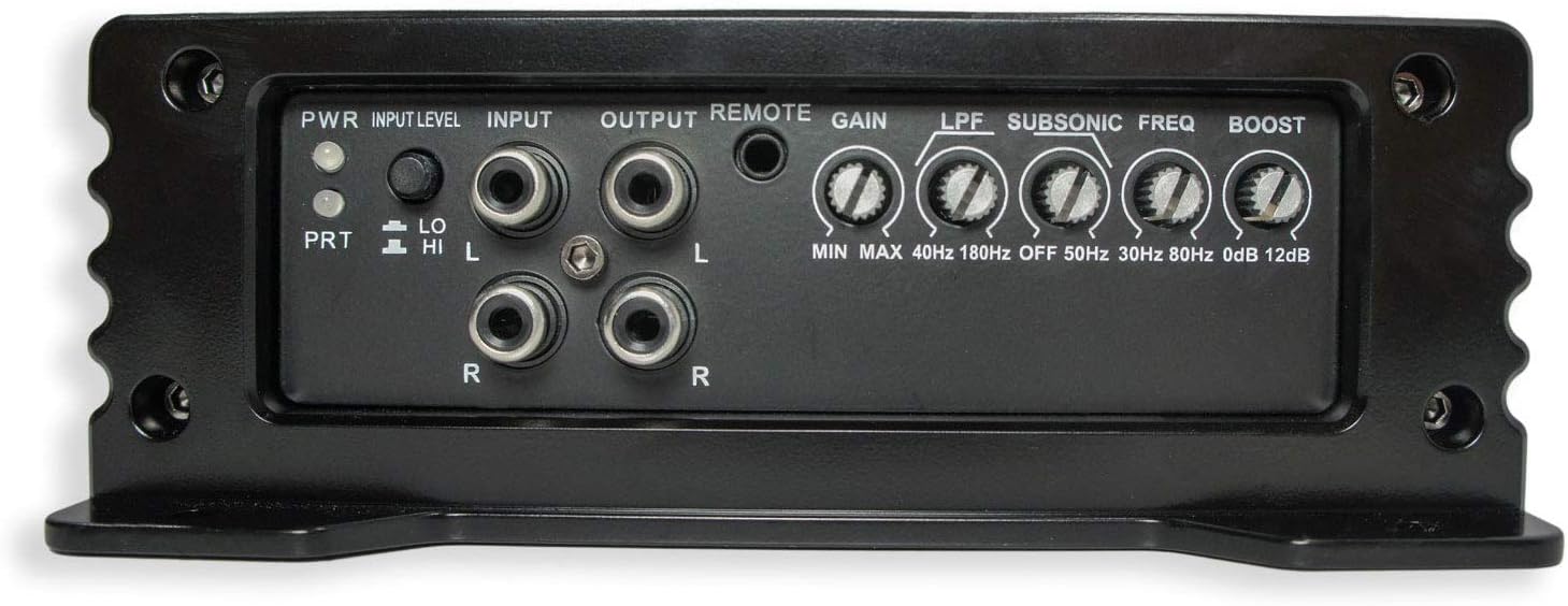 Compatible with GMC Sierra Crew Cab Kicker Bundle CompR CWR10 Single 10 Sub Box Harmony HA-A800.1 G809167