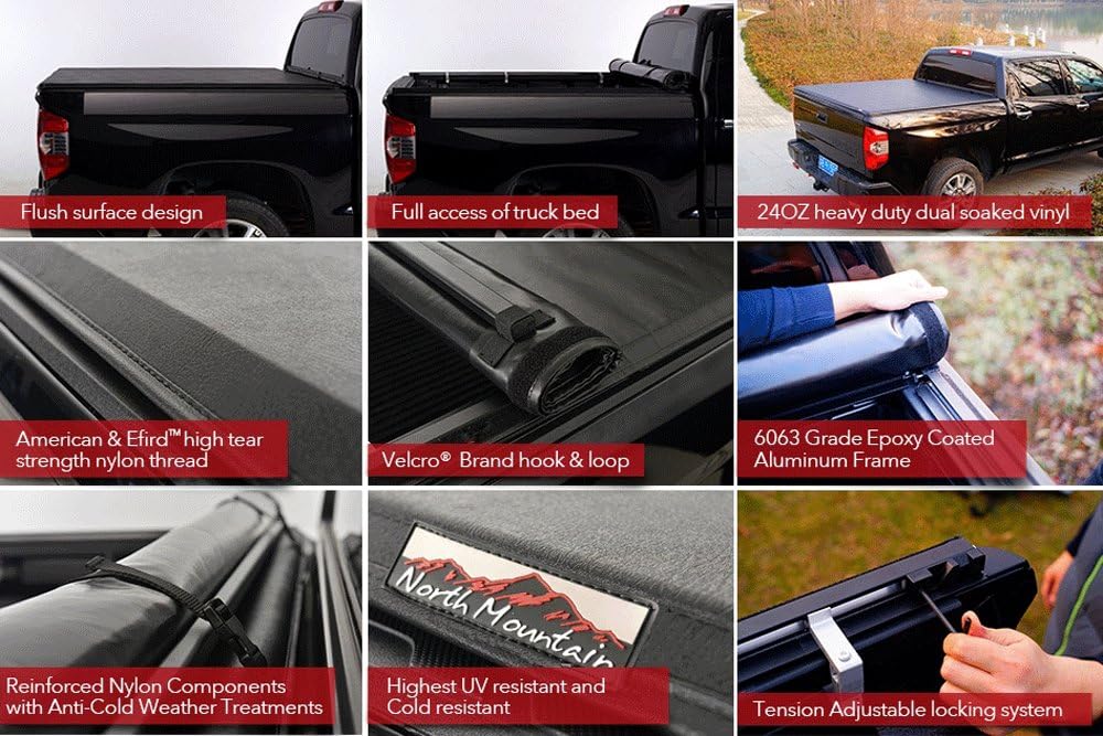 Soft Vinyl Roll Up Tonneau Cover C60294