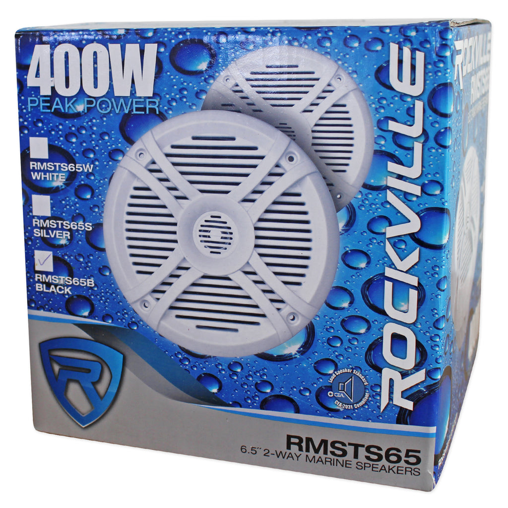 Dual 8" Wakeboards, 6.5" Speakers, 4-Ch Amplifier, Amp Kit W3019