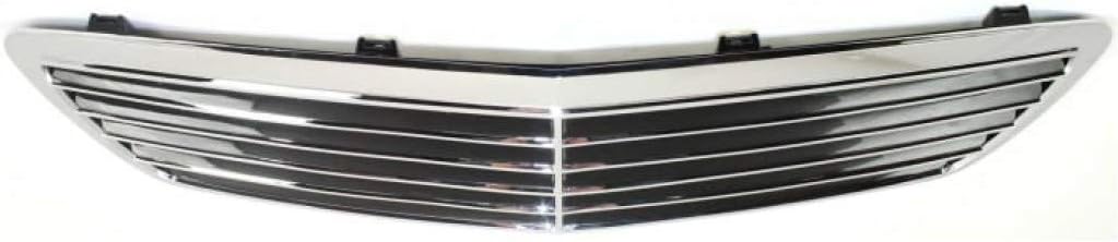 Chrome Shell Silver Insert Grille Assembly with 9 Molding for Sedan Wagon G8949