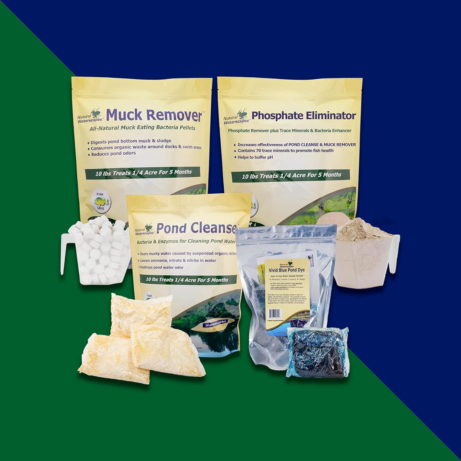 Clean Pond Maintenance Kit for 1/4 Acre I89466