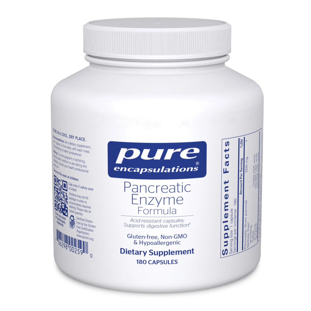 180 Capsules Pancreatic Enzyme Supplement F748