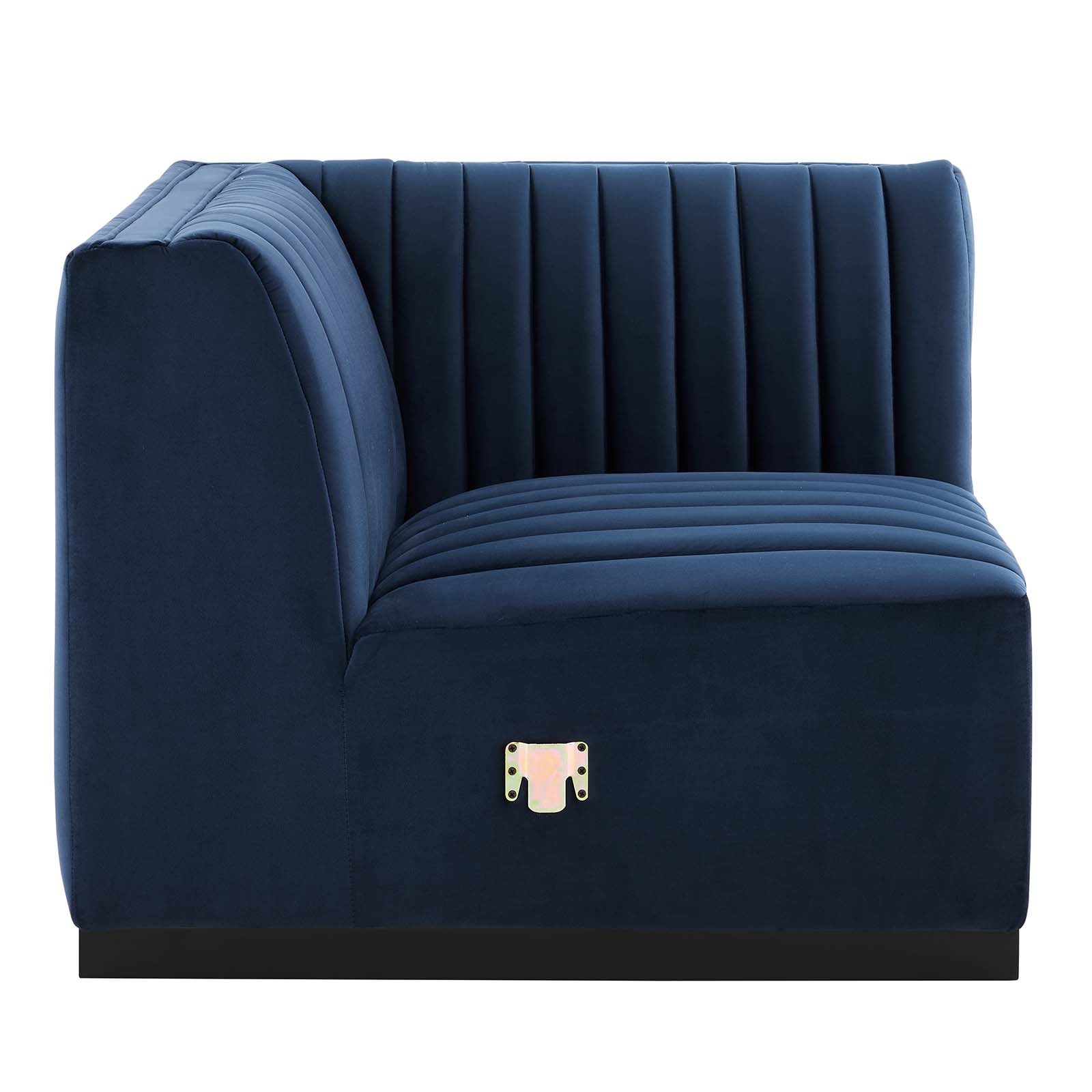 5-Piece Performance Velvet Sectional B60636