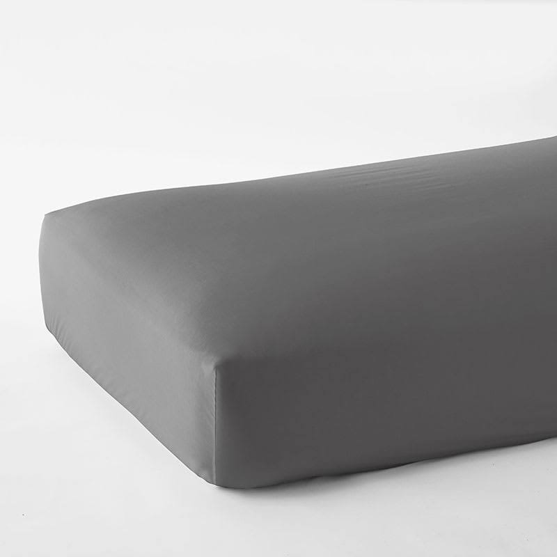 Queen Size Gray Smoke Supima Cotton Fitted Sheet D913