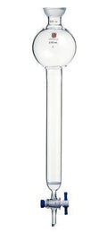 Chromatography Columns with Spherical Joint, Reservoir, Fritted Disc, and PTFE Stopcock S20922