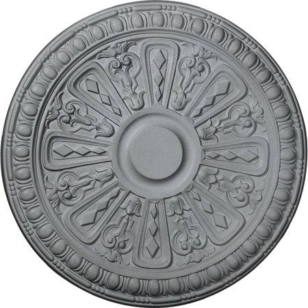 18x22OD x 1 1/4x22P Hand-Painted Ceiling Medallion H787