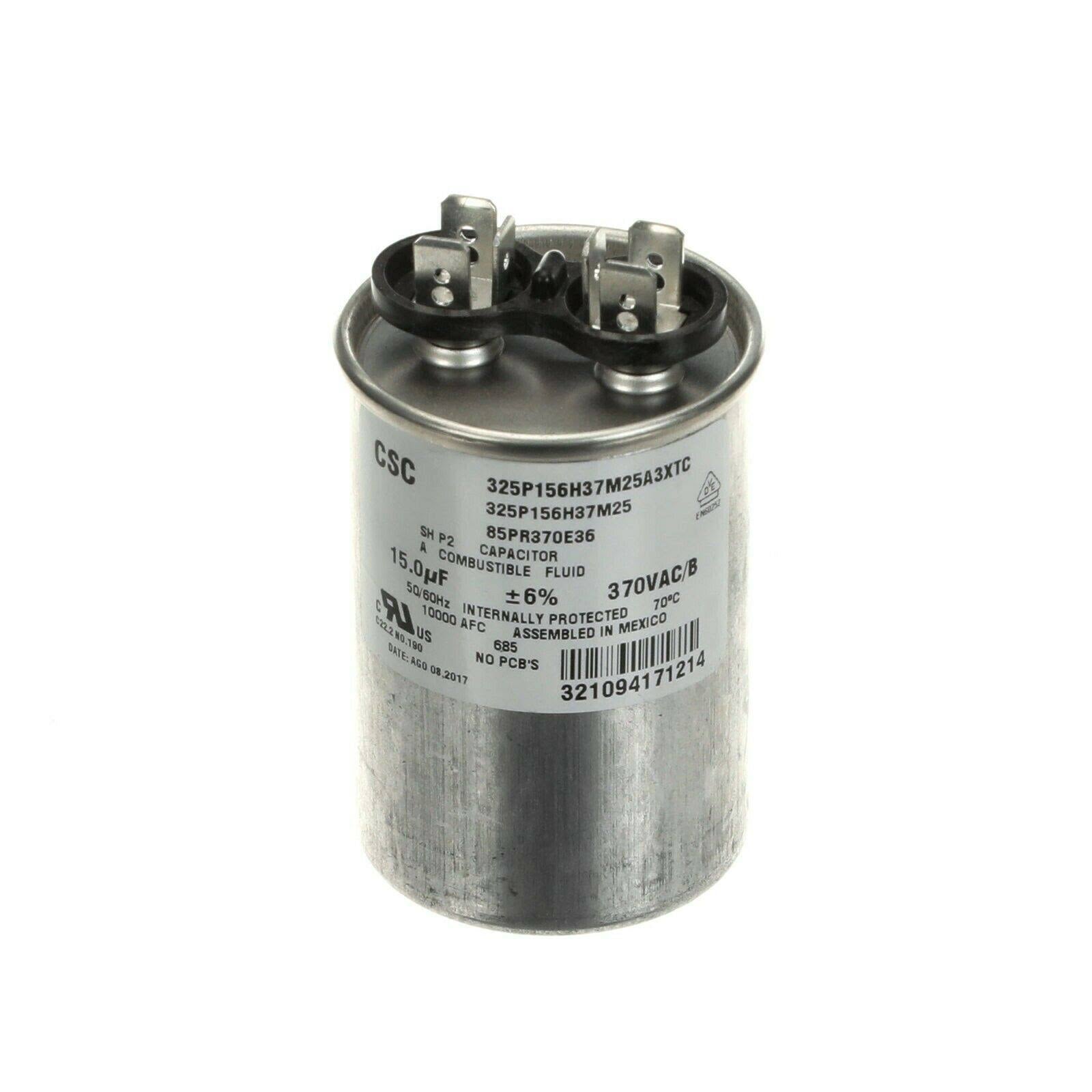 Run Capacitor 15.0 UF 370VAC 50/60Hz T53424