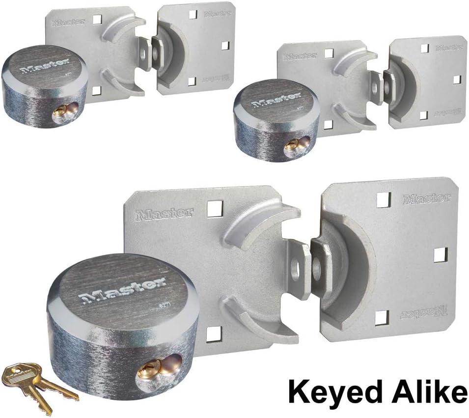 Hasp/Hidden Shackle Keyed Alike Padlocks D7700