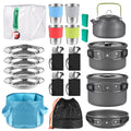 Collapsible Bowl Pan Knife Fork Cookware Kit Z437704