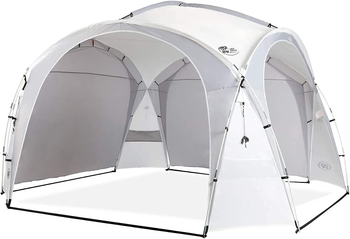 UPF 50+ Pop Up Canopy Sun Shelter with Side Wall, Ground Pegs, Stability Poles K9259