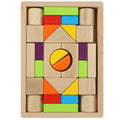 30 Pcs Wooden Building Blocks Stacking Toy Playset J139