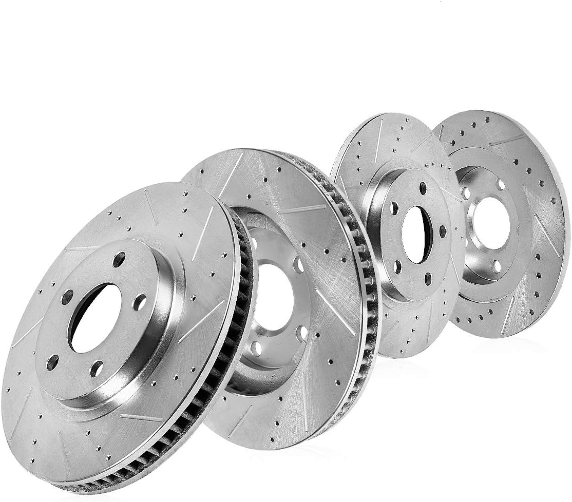 FRONT 330mm + REAR 330.03mm D/S 5 Lug Rotors H226