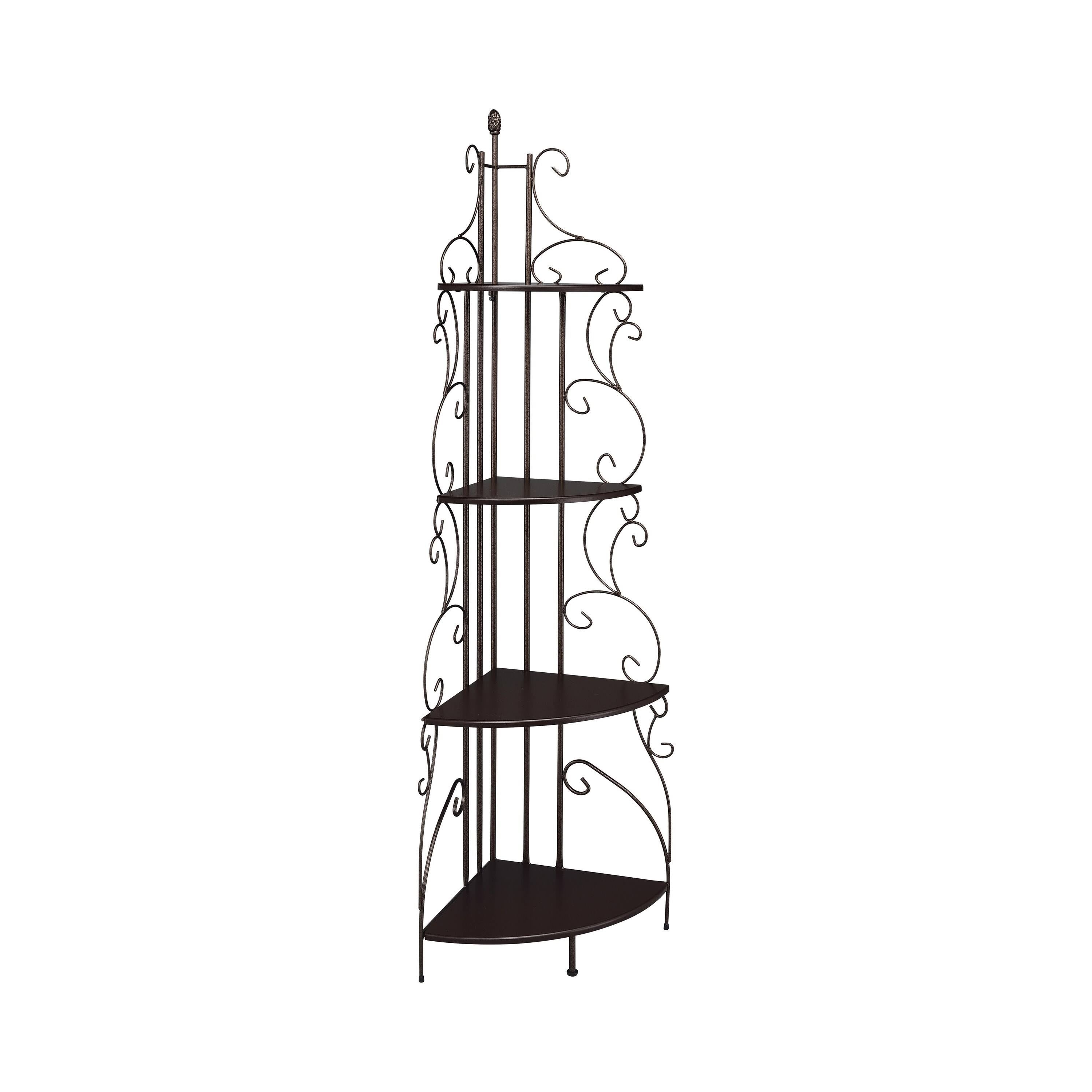 4-Shelf Corner Bookcase C3412