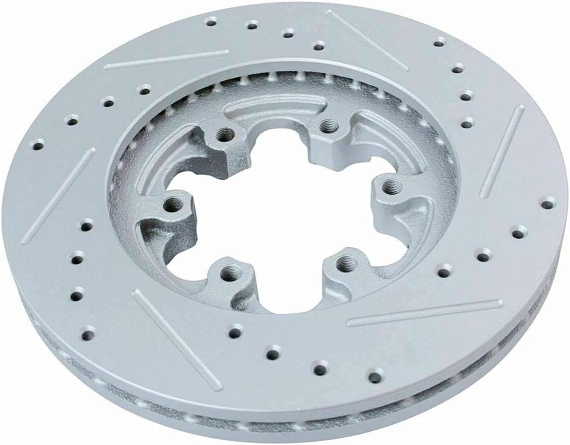 Drilled & Slotted Front Brake Kit Rotors Set with Brake Pads and Hardware Kit T835540