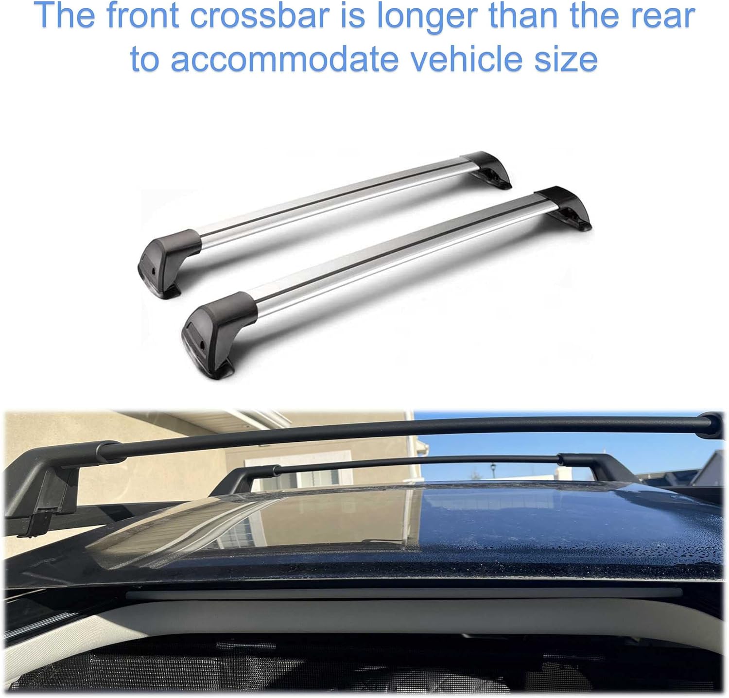 Silver Roof Cargo Rack Cross Bar U568