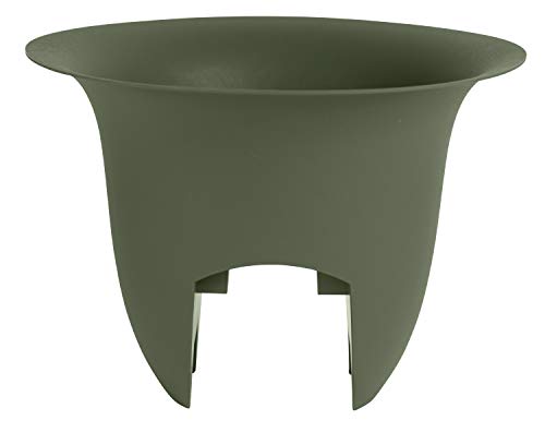 Casper White 12" Deck Rail Planter Q1029