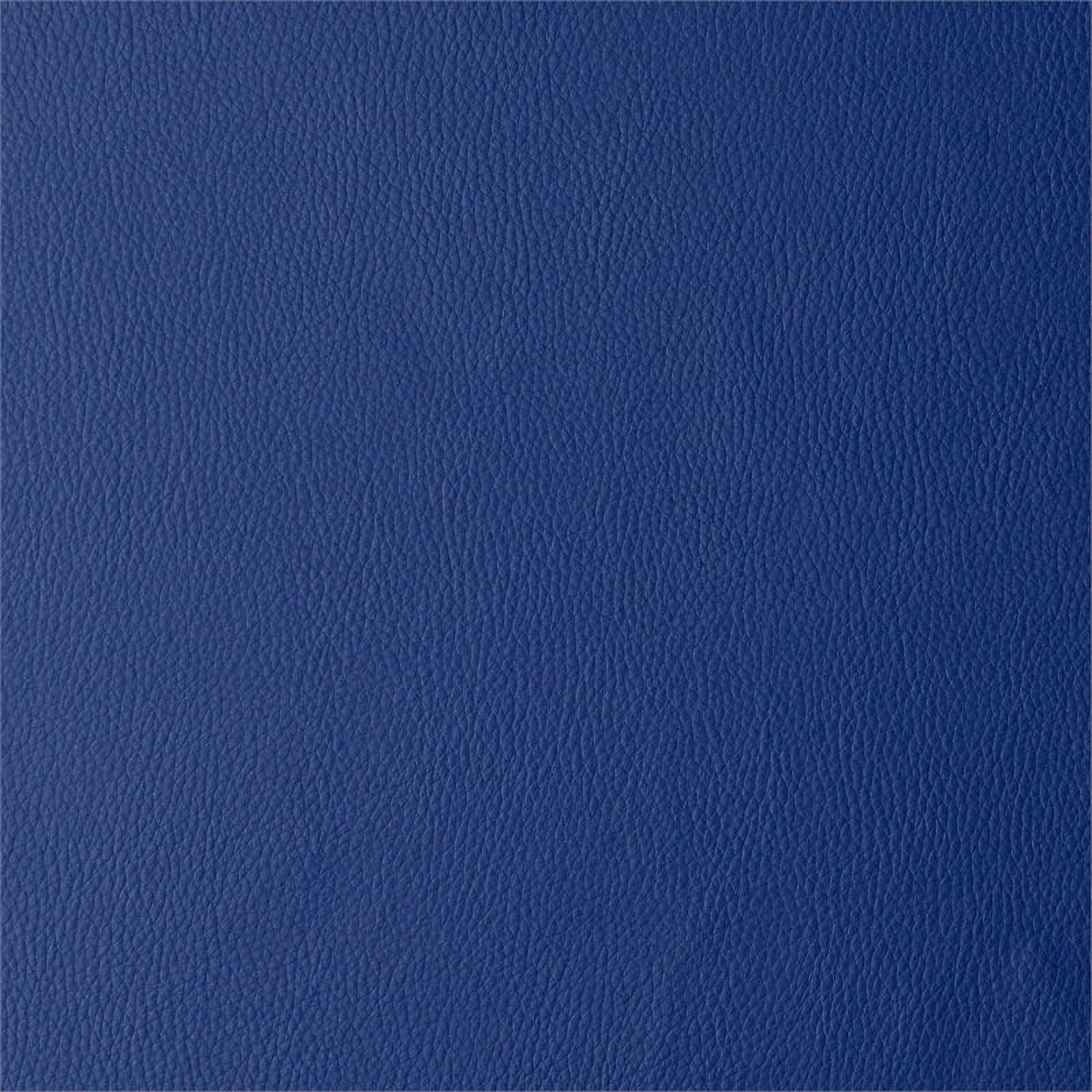 Blue Faux Leather Executive Office Chair J670