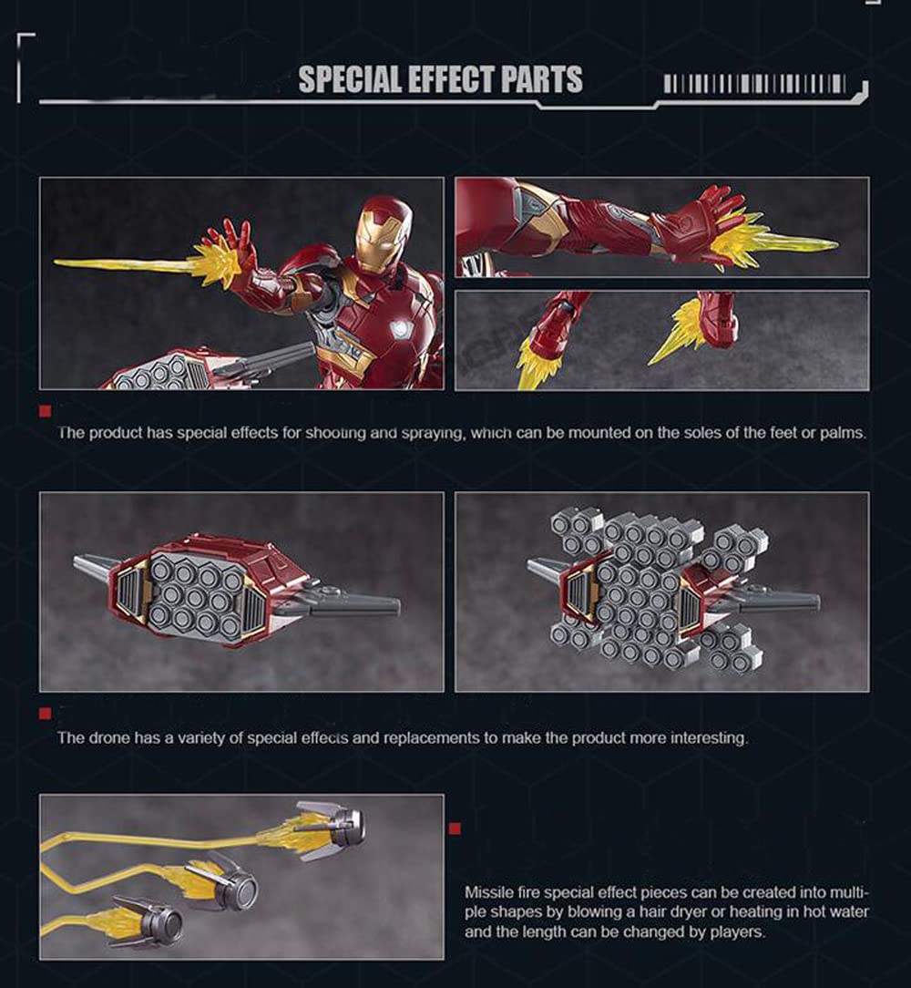 1/9 Scale Tony MK46 Action Figure Model Kits M8584