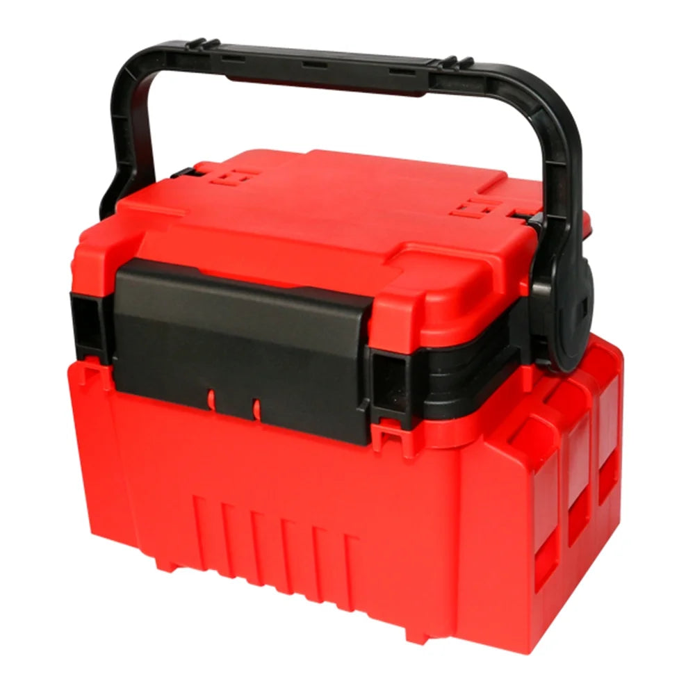 Fishing Box Travel Fishing Case with Bottle Holder and Rod Stands Tubes I2621