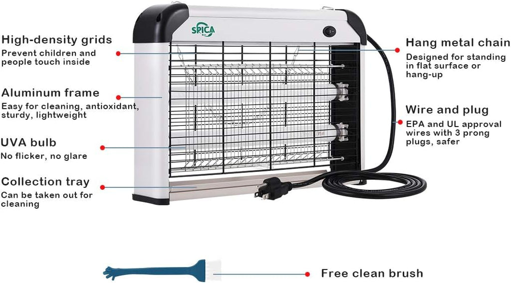 20W Electric Bug Zapper Insect Killer Pack of 2 K81966