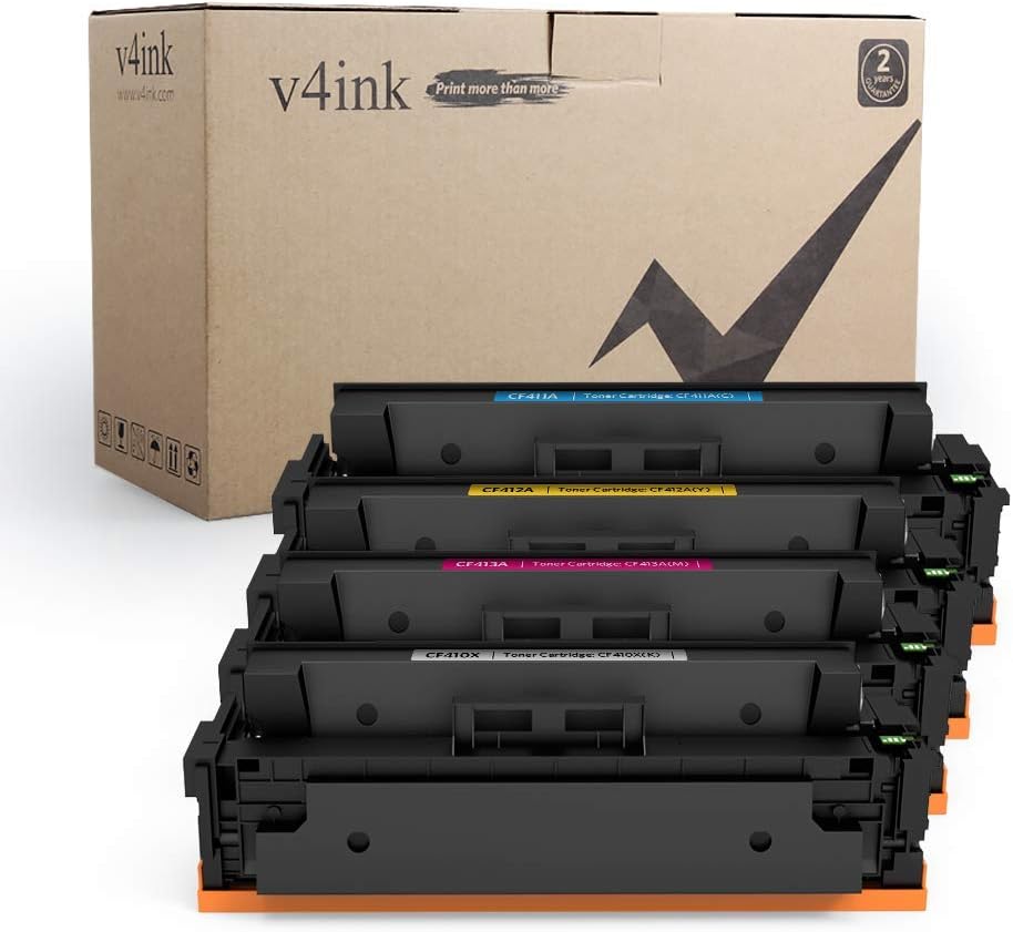 4PK Compatible 410X Toner Cartridge Set for HP Color LaserJet Printers W9783