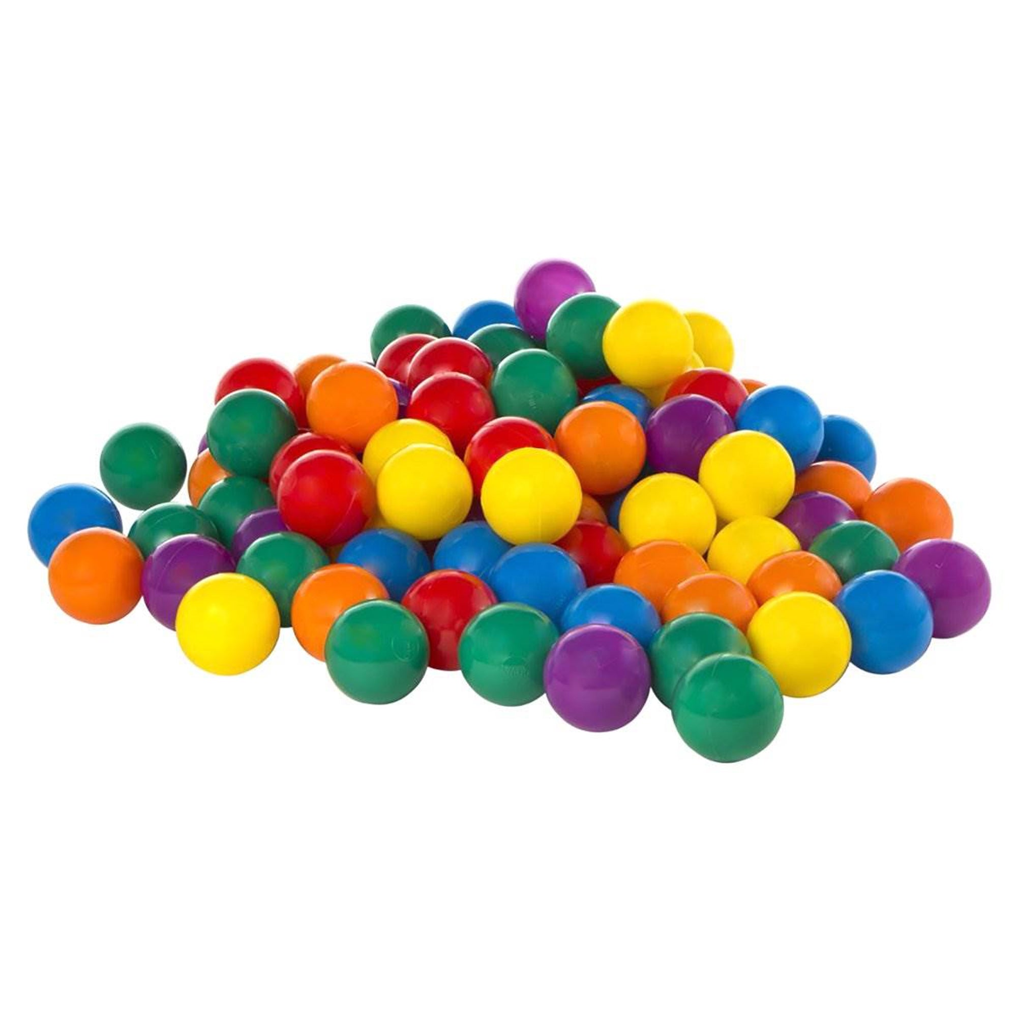 100 Large & 100 Small Plastic Multi-Colored Balls Z820