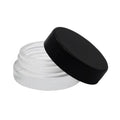 180 Count Clear Glass Concentrate Container with Black Cap I263